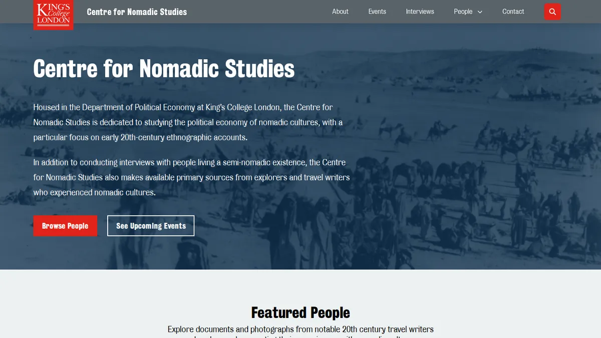 Centre for Nomadic Studies Website