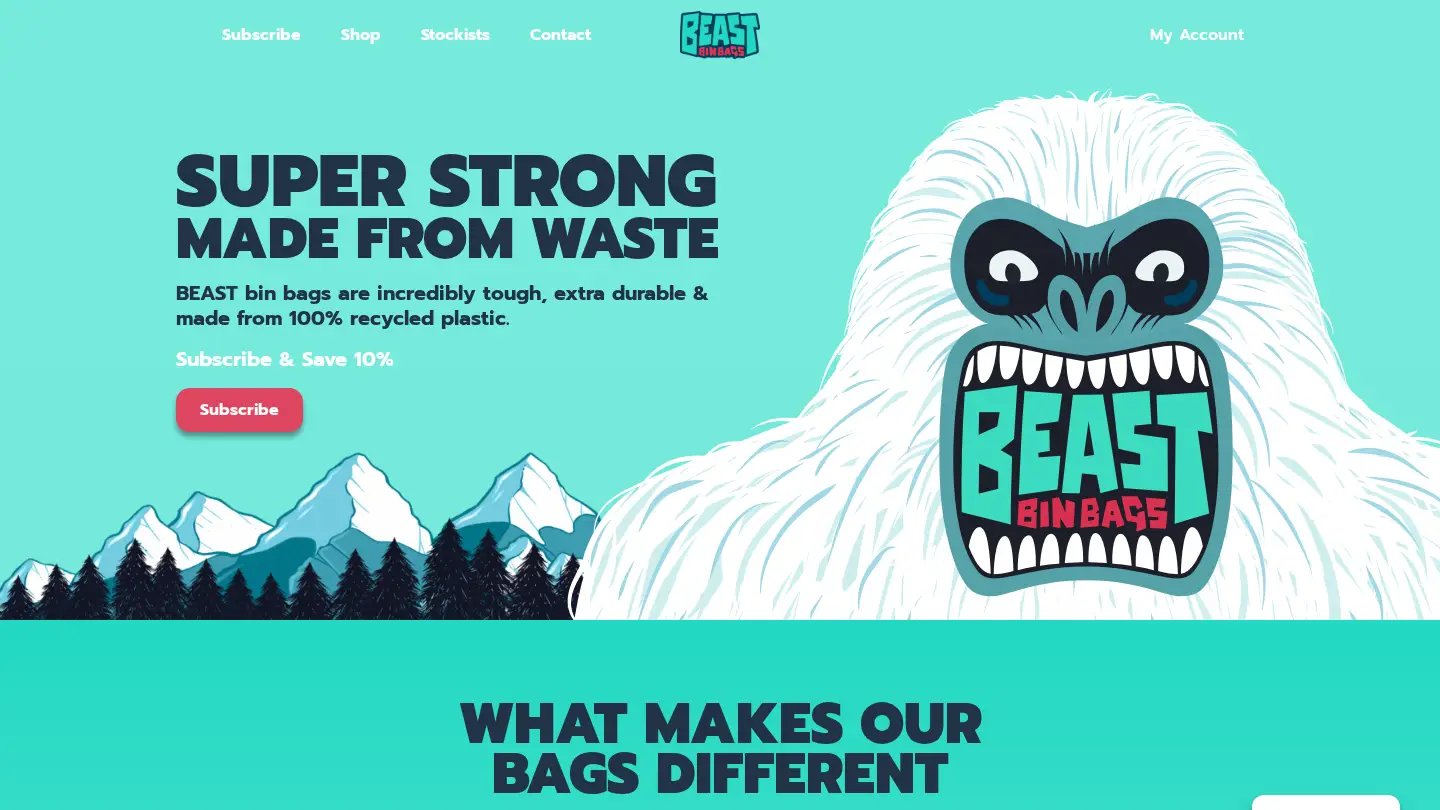 Beast Store Website