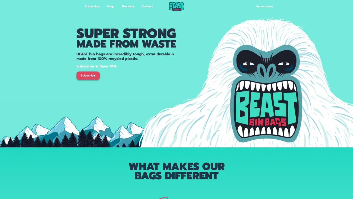Beast Store Website