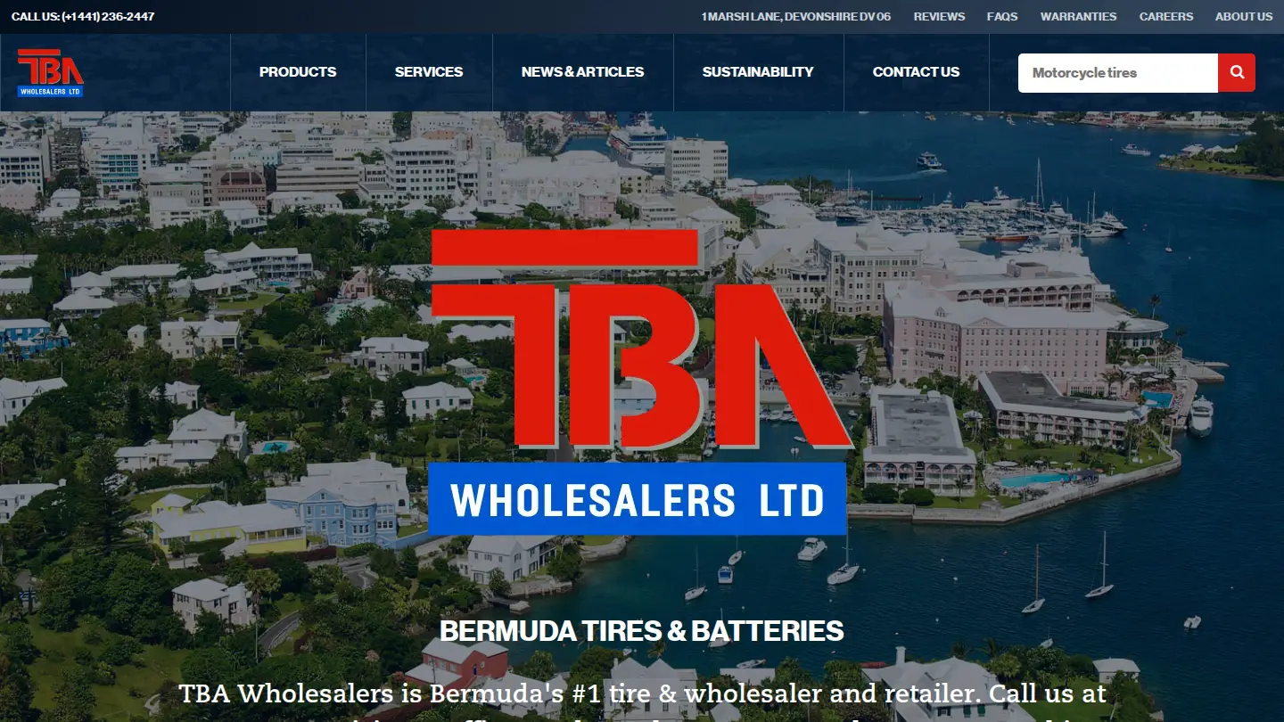 TBA Wholesalers Website