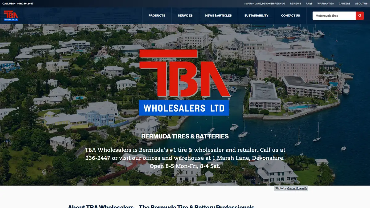 TBA Wholesalers Website