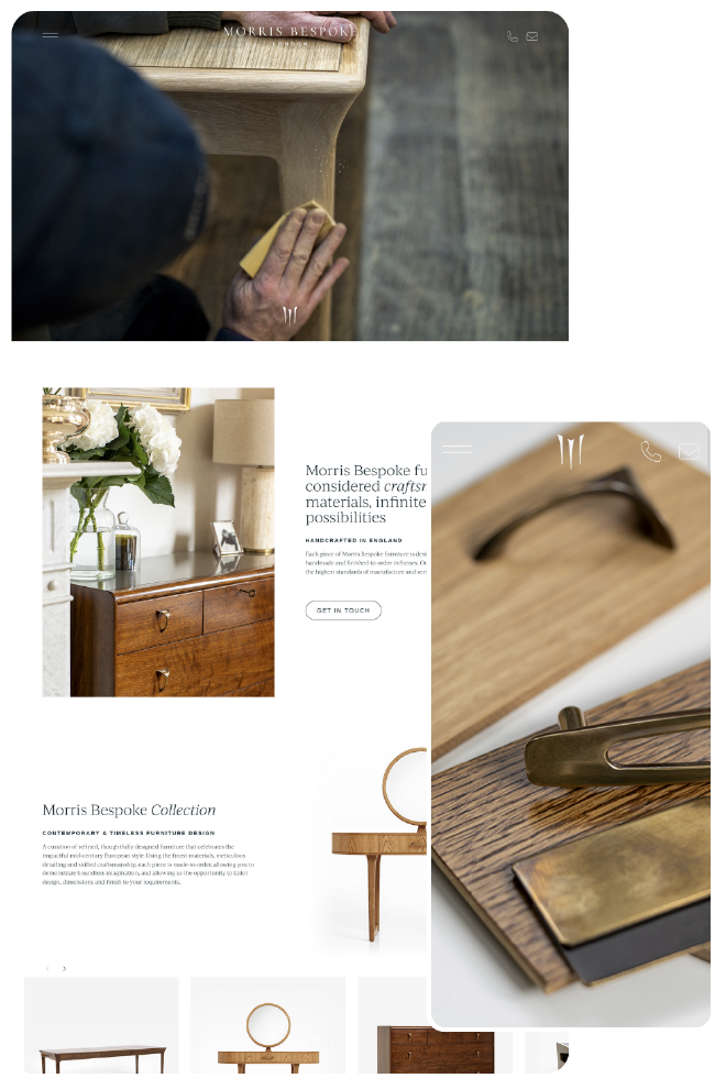 Morris Bespoke website